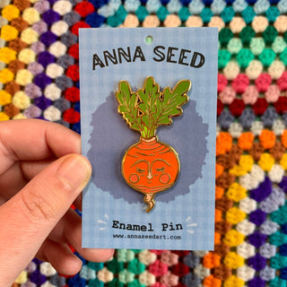 Sweet Radish - Enamel Pin-Enamel Pins-Stash World
