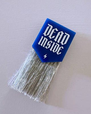 Dead Inside - Acrylic Magnet with Tassels