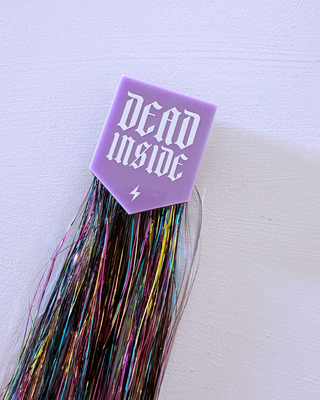 Dead Inside - Acrylic Magnet with Tassels