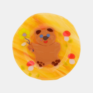 Teddy Bear Glass - Vinyl Sticker (designed by Lawn Bowls)-Vinyl Stickers-Stash World