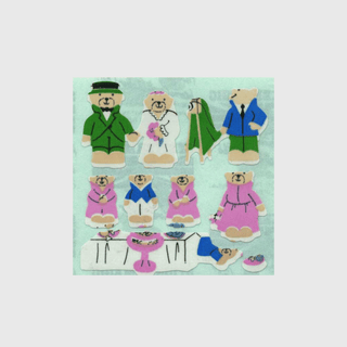 Teddy Bear Sticker Sheets - Off the Roll-Sticker Sheets-Stash World