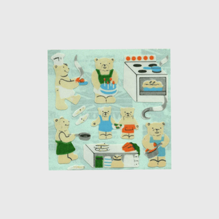 Teddy Bear Sticker Sheets - Off the Roll