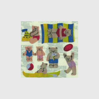 Teddy Bear Sticker Sheets - Off the Roll