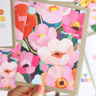 Thank You - Greeting Card-Greeting Cards-Stash World