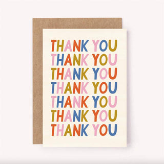 Thank You Words - Greeting Card-Greeting Cards-Stash World