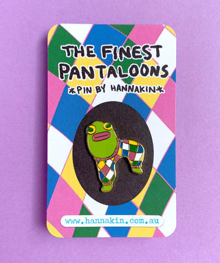 The Finest Pantaloons - Enamel Pin-Enamel Pins-Stash World