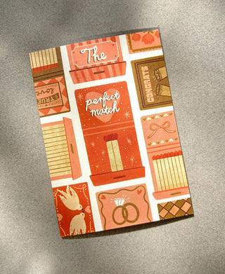 The Perfect Match - Greeting Card-Greeting Cards-Stash World