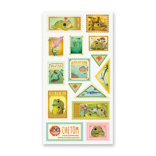 The Pond Life Stamps - Sticker Sheet-Sticker Sheets-Stash World