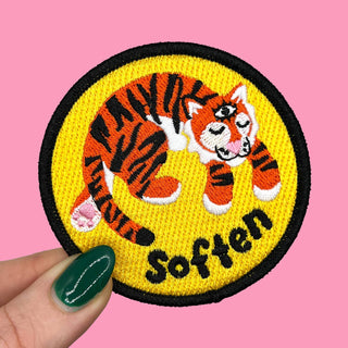 Tiger Soften - Embroidered Patch-Patches-Stash World