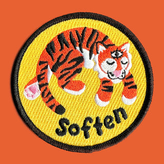 Tiger Soften - Embroidered Patch-Patches-Stash World
