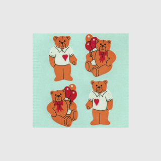 Teddy Bear Sticker Sheets - Off the Roll