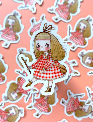 Twiggy - Vinyl Sticker-Vinyl Stickers-Stash World
