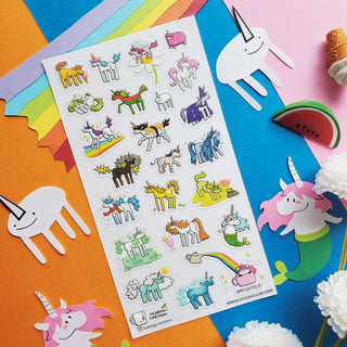 Uni-cool Hybrids - Sticker Sheet-Sticker Sheets-Stash World