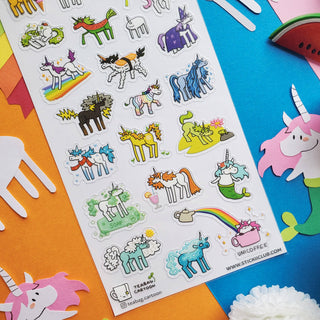 Uni-cool Hybrids - Sticker Sheet-Sticker Sheets-Stash World