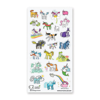 Uni-cool Hybrids - Sticker Sheet-Sticker Sheets-Stash World
