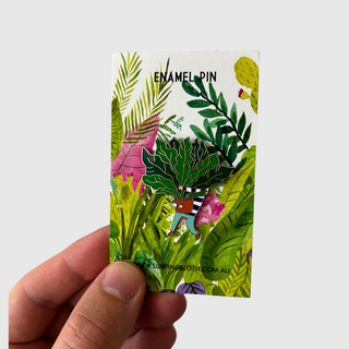 Crazy Plant Lady - Enamel Pin