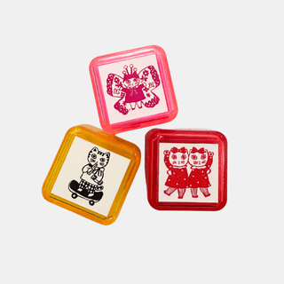 Yumi Kitagishi Cat Pre-Inked Stamps
