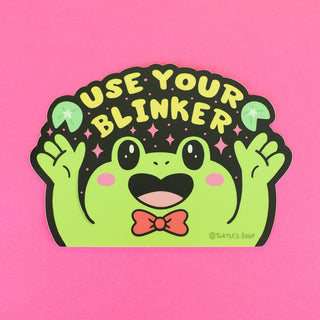 Use Your Blinker Jumbo Vinyl Sticker