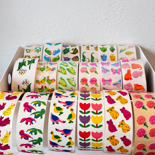 Small Decorative Vintage Stickers - Off the Roll (Great 7 Brand)