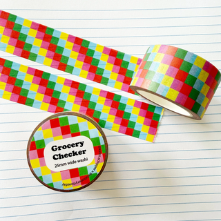 Grocery Checker - Washi Tape (Wide)