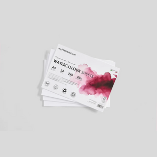 Watercolour Sheets 240GSM - A5, A4 or A3-Planner Accessories-Stash World