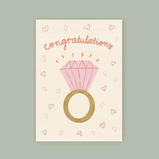 Wedding / Engagement Congratulations - Greeting Card-Greeting Cards-Stash World