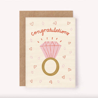 Wedding / Engagement Congratulations - Greeting Card-Greeting Cards-Stash World
