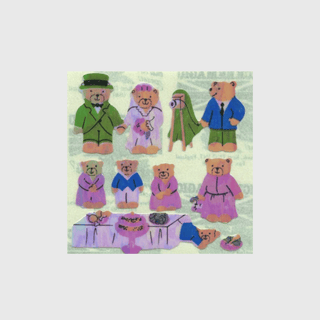 Teddy Bear Sticker Sheets - Off the Roll