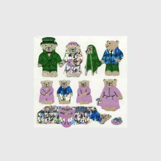 Teddy Bear Sticker Sheets - Off the Roll