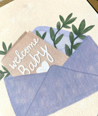 Welcome Baby - Greeting Card-Greeting Cards-Stash World