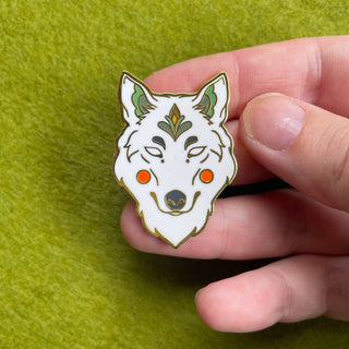 White Wolf - Enamel Pin -Enamel Pins-Stash World