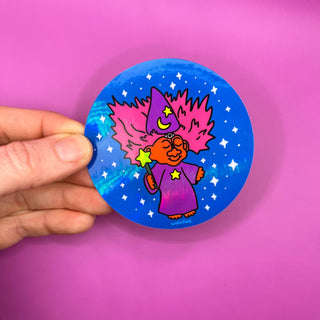 Wizard Troll Magic - Sticker-Vinyl Stickers-Stash World