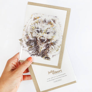 Wombat - Greeting Card-Greeting Cards-Stash World