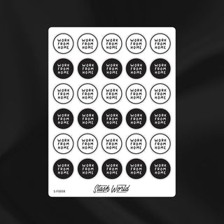 Work From Home Sticker Sheet-Stash World