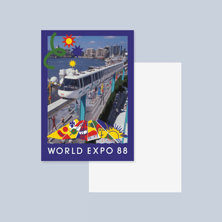 World Expo '88 Brisbane - Postcard-Postcards & Journal Cards-Stash World