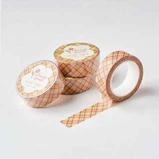 Yellow Check Washi Tape-Washi Tapes-Stash World