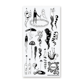 Funky Phantom Friends - Sticker Sheet