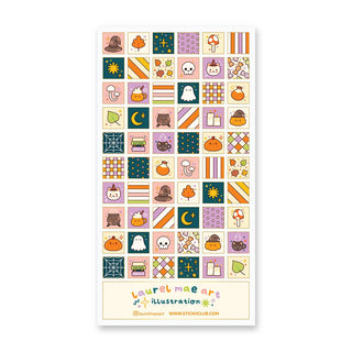 Halloween Patchwork - Sticker Sheet