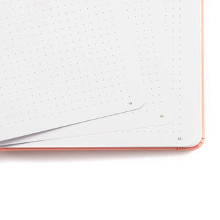 Dotted Grid A5 Journal - Charcoal Moon