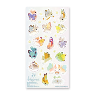 Bunnerflies - Sticker Sheet