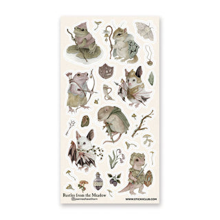 Warrior Critters - Sticker Sheet