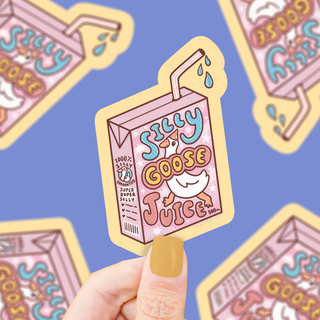 Silly Goose Juice - Vinyl Sticker