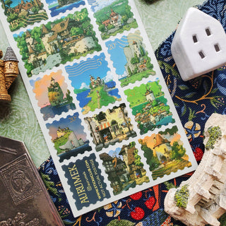 Magical Kingdom Stamps - Sticker Sheet