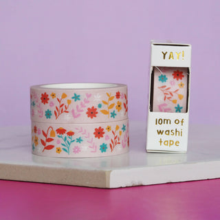 Light Floral Flourish - Washi Tape