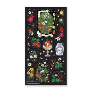 Enchanted Strawberry Botanical - Sticker Sheet