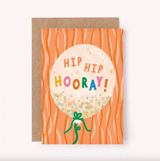Hip Hip Hooray Birthday - Greeting Card