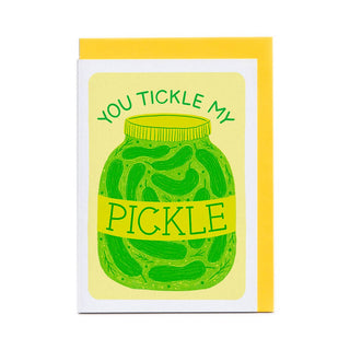 You Tickle My Pickle - Greeting Card (Risograph)