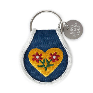 Dutch Heart - Embroidered Keychain