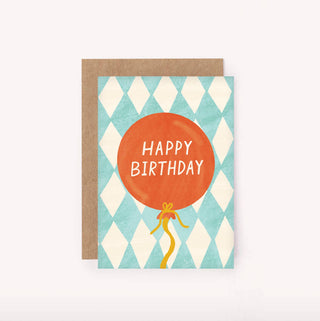Birthday Balloon - Mini Greeting Card