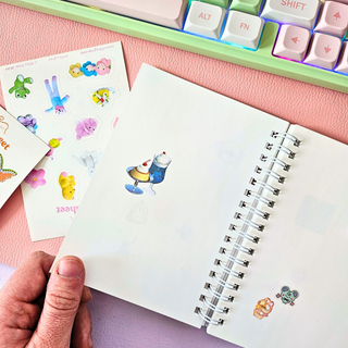 Reusable Sticker Book by Riley Gram (Coil)